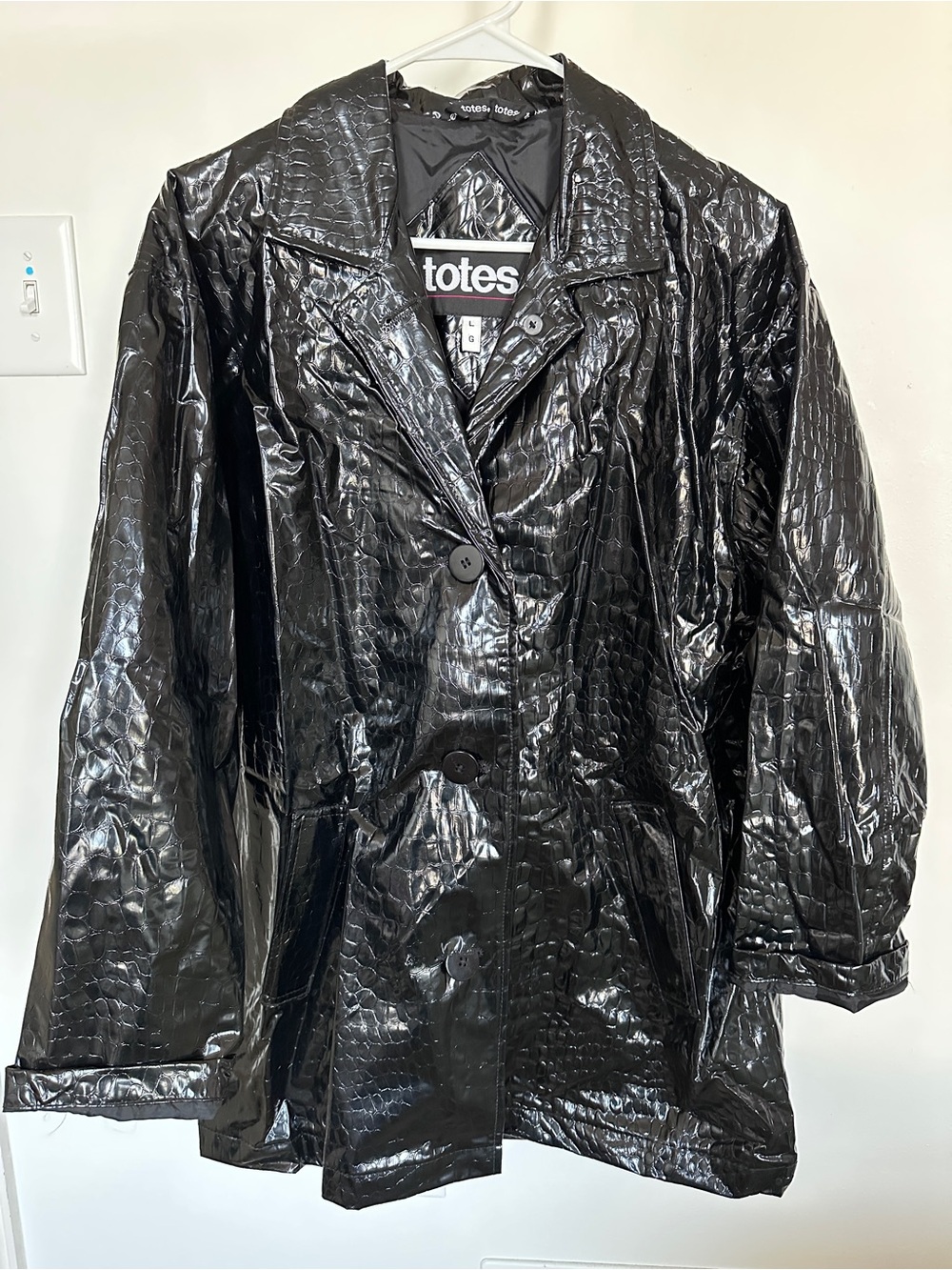 Vintage Totes Vinyl Trench Coat